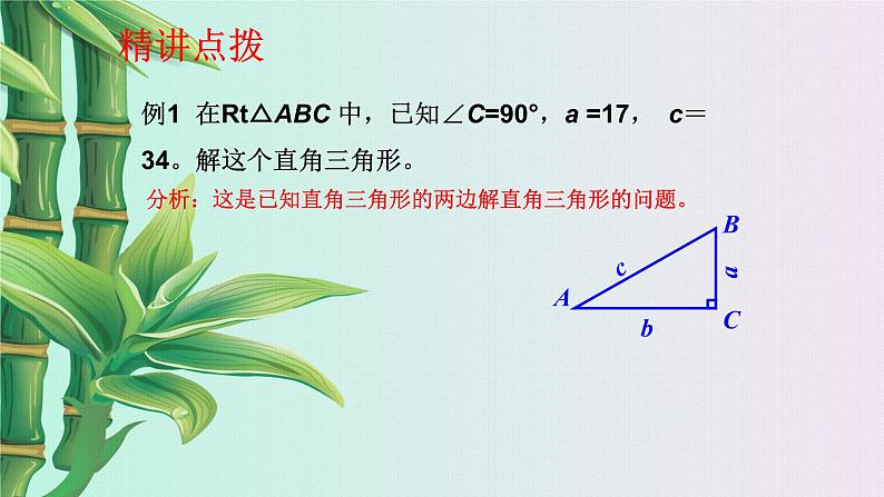 青岛版九年级上册数学  解直角三角形《解直角三角形》课件06