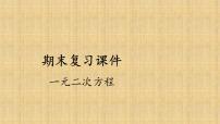 九年级上册21.1 一元二次方程复习ppt课件