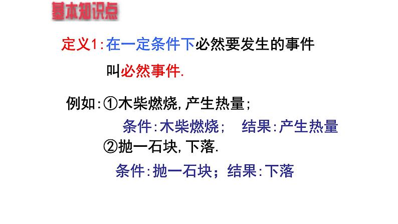 人教版数学九年级上册《随机事件》教学课件07