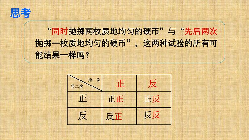 人教版数学九年级上册《用列举法求概率》教学课件3第8页