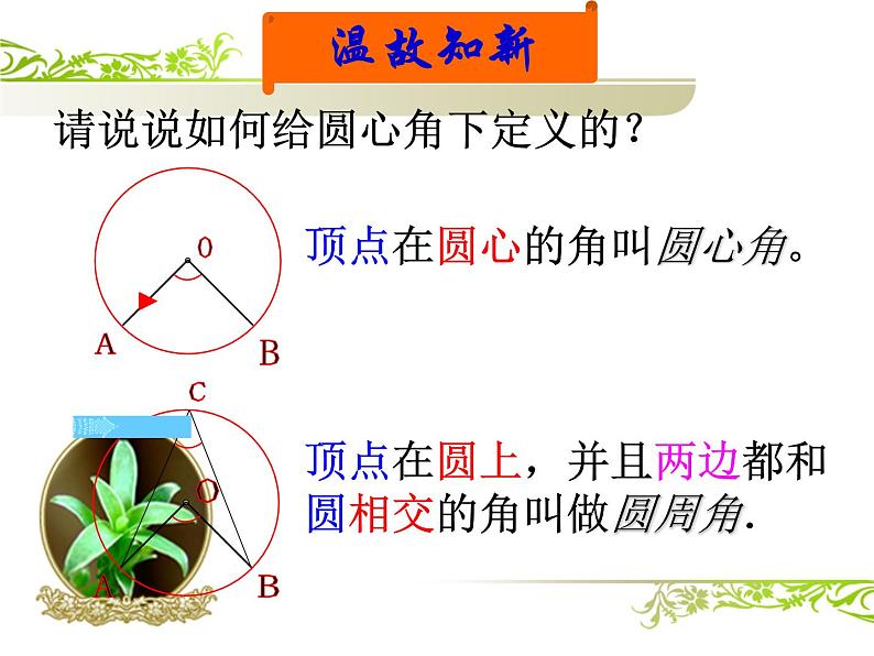 2.4圆周角同步课件（1）2021-2022学年九年级 数学苏科版上册02