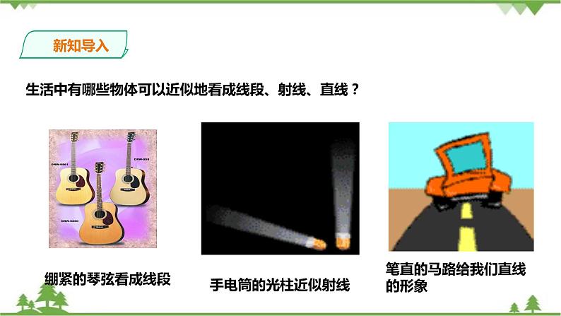 湘教版数学七年级上册  4.2.1线段、射线、直线 (课件+教案+练习）02