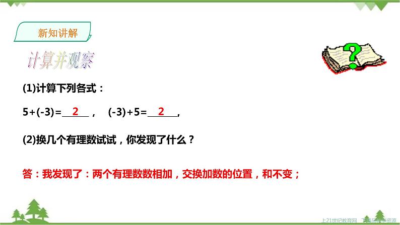 湘教版数学七年级上册  1.4.1有理数的加法2（课件+教案+练习）03