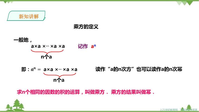 湘教版数学七年级上册  1.6.1有理数的乘方(课件+教案+练习）05