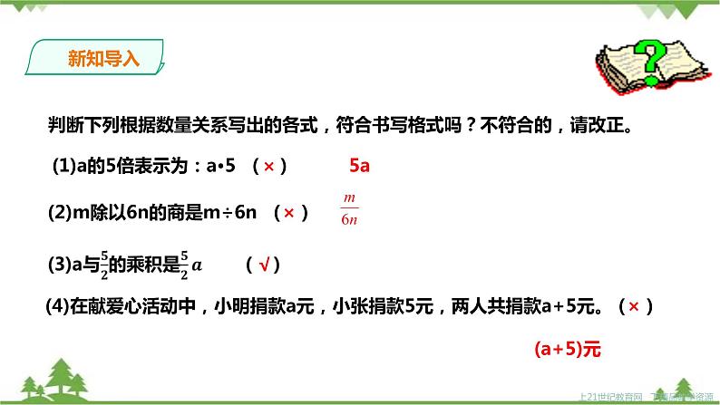 2.2列代数式 课件第2页