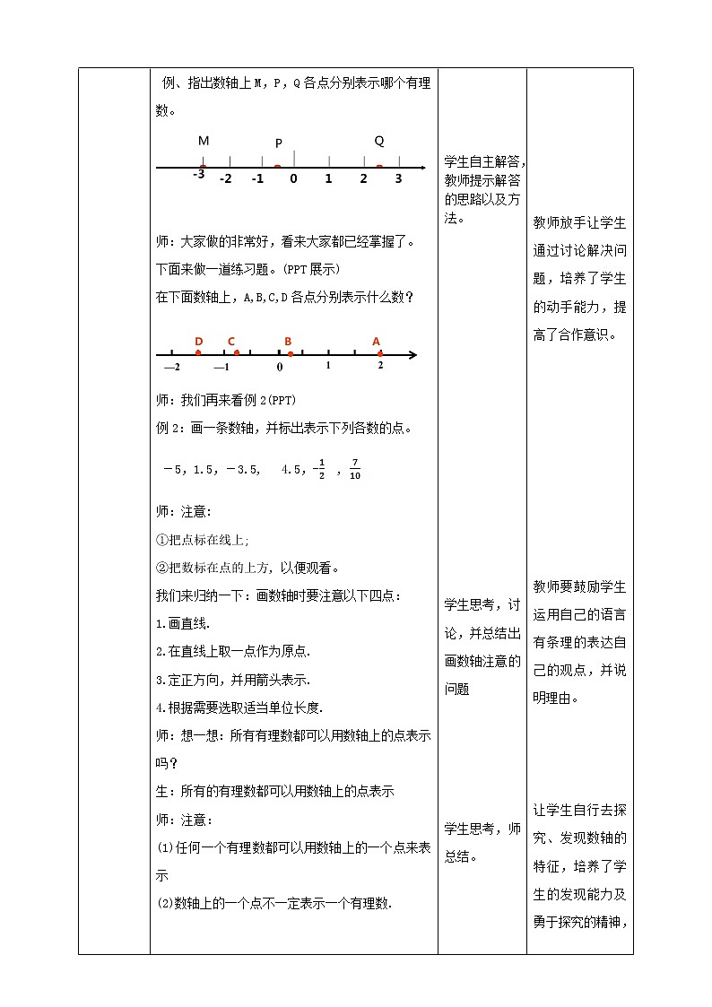 湘教版数学七年级上册  1.2.1数轴(课件+教案+练习）03