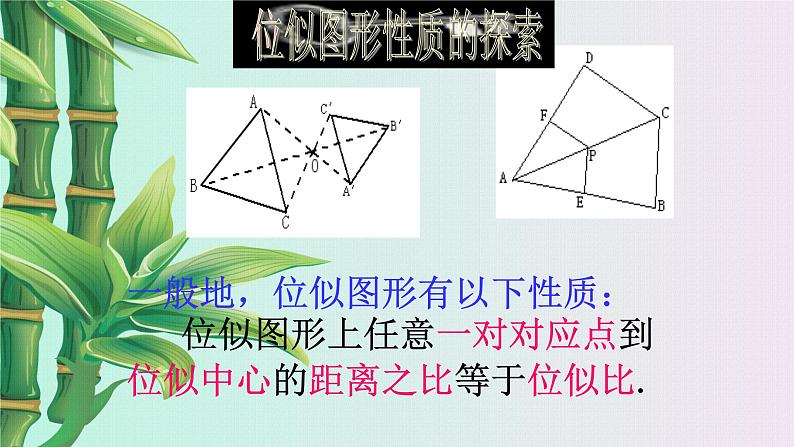 青岛版九年级上册数学  图形的相似《图形的位似》课件07