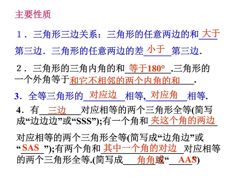 1.6三角形初步认识 复习课件PPT第3页