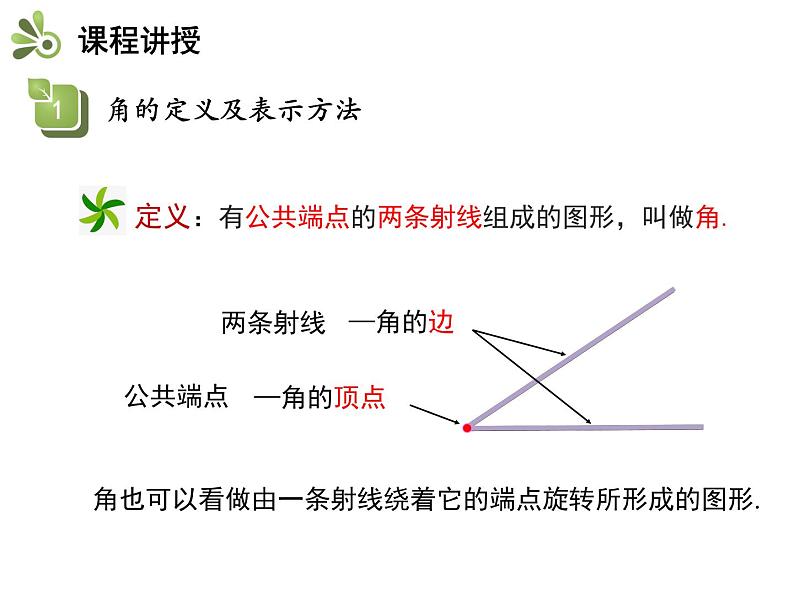 4.4角   沪科版七年级数学上册教学课件05