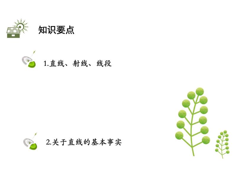 4.2线段、射线、直线   沪科版七年级数学上册教学课件02