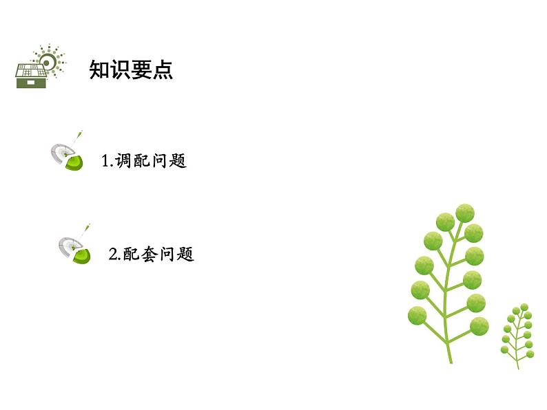 3.4二元一次方程组的应用  第3课时调配问题与配套问题   沪科版七年级数学上册教学课件02