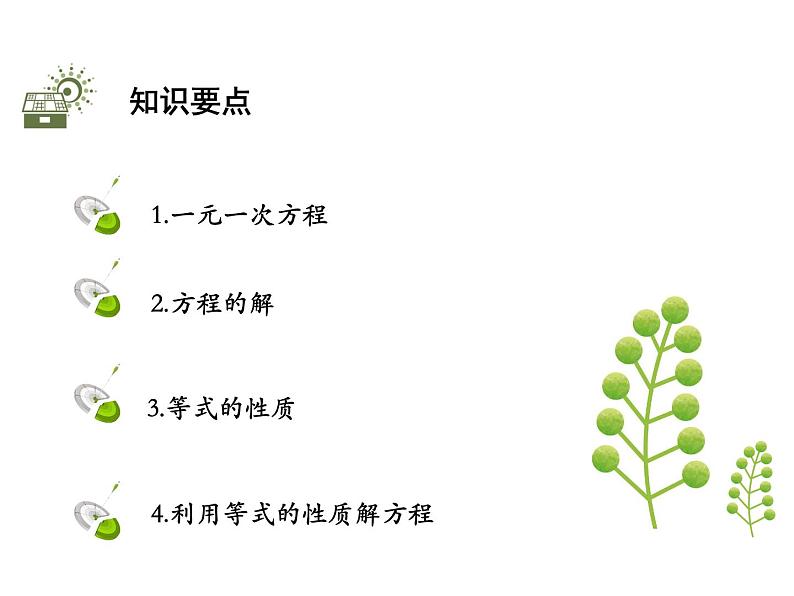 3.1一元一次方程及其解法  第1课时一元一次方程及等式的性质   沪科版七年级数学上册教学课件02