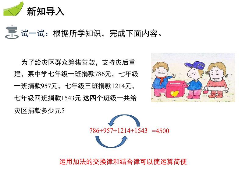 1.4有理数的加减  第3课时有理数的加、减混合运算   沪科版七年级数学上册教学课件第3页