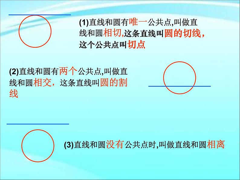 2.5直线与圆的位置关系 苏科版数学九年级上册 课件308