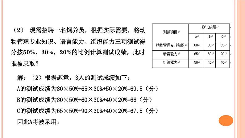 苏科版数学九年级上册 3.1平均数 课件108