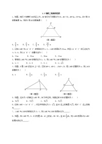 数学九年级上册1.3 相似三角形的性质综合训练题