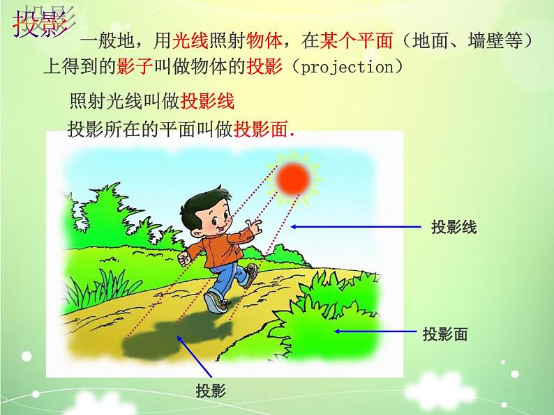 北师大版数学九年级上册 5.1投影 课件2第5页