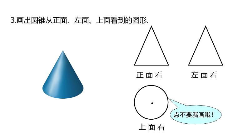 4.1.1 第2课时 折叠、展开与从不同的方向看立体图形---同步课件 2021-2022学年人教版数学七年级上册05