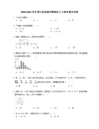 2018-2019学年四川省成都市郫都区八上期末数学试卷