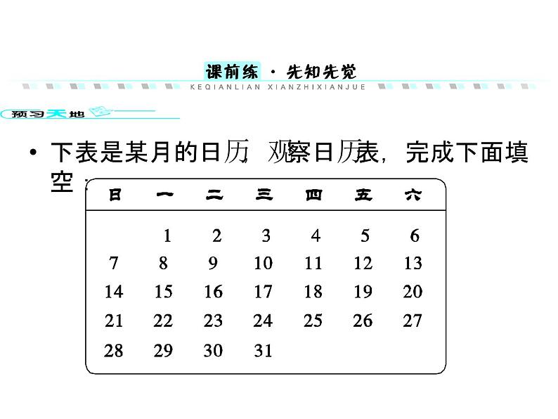 （新）北师大版数学七年级上册同步课件3.5 探索与表达规律第3页