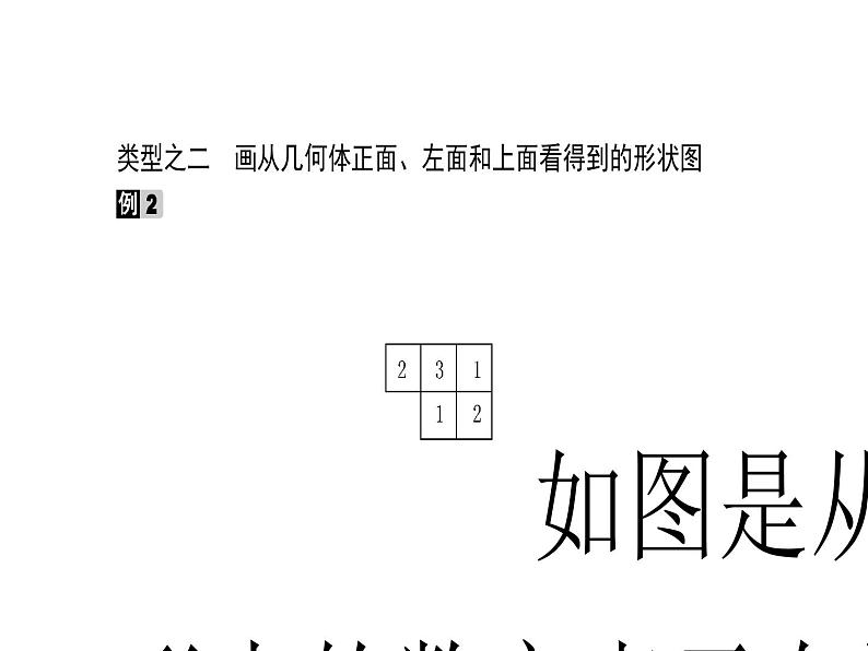 （新）北师大版数学七年级上册同步课件1.4 从三个方向看物体的形状07