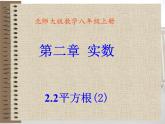 北师大版八年级数学上册2.2平方根(第2课时）课件(共46张PPT)