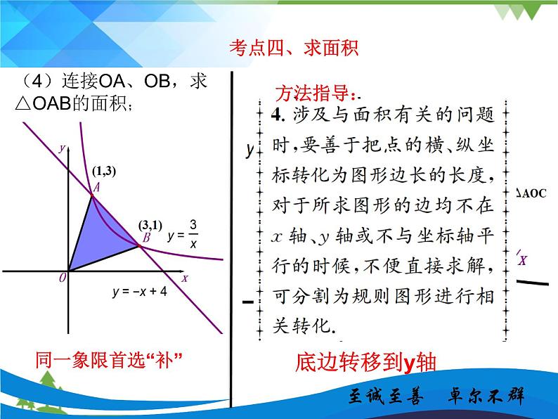 北师大版数学九年级第六章反比例函数与一次函数结合课件PPT第8页