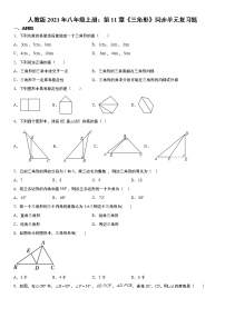 人教版第十一章 三角形综合与测试综合训练题