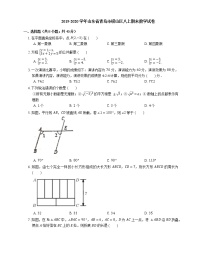 2019-2020学年山东省青岛市崂山区八上期末数学试卷