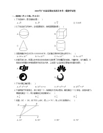 2020年广东省深圳市龙岗区中考一模数学试卷