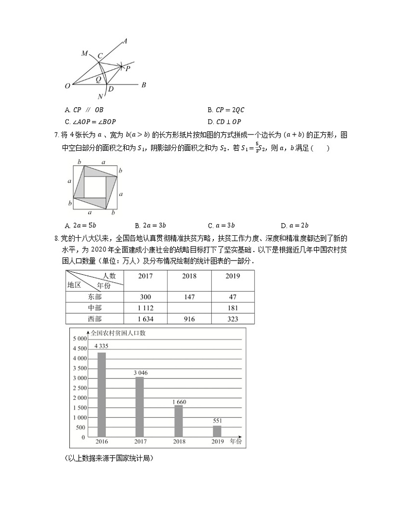 2020年北京市东城区中考一模数学试卷02