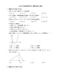 2020年上海市普陀区中考一模数学试卷（期末）