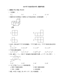 2019年广东省东莞市中考二模数学试卷