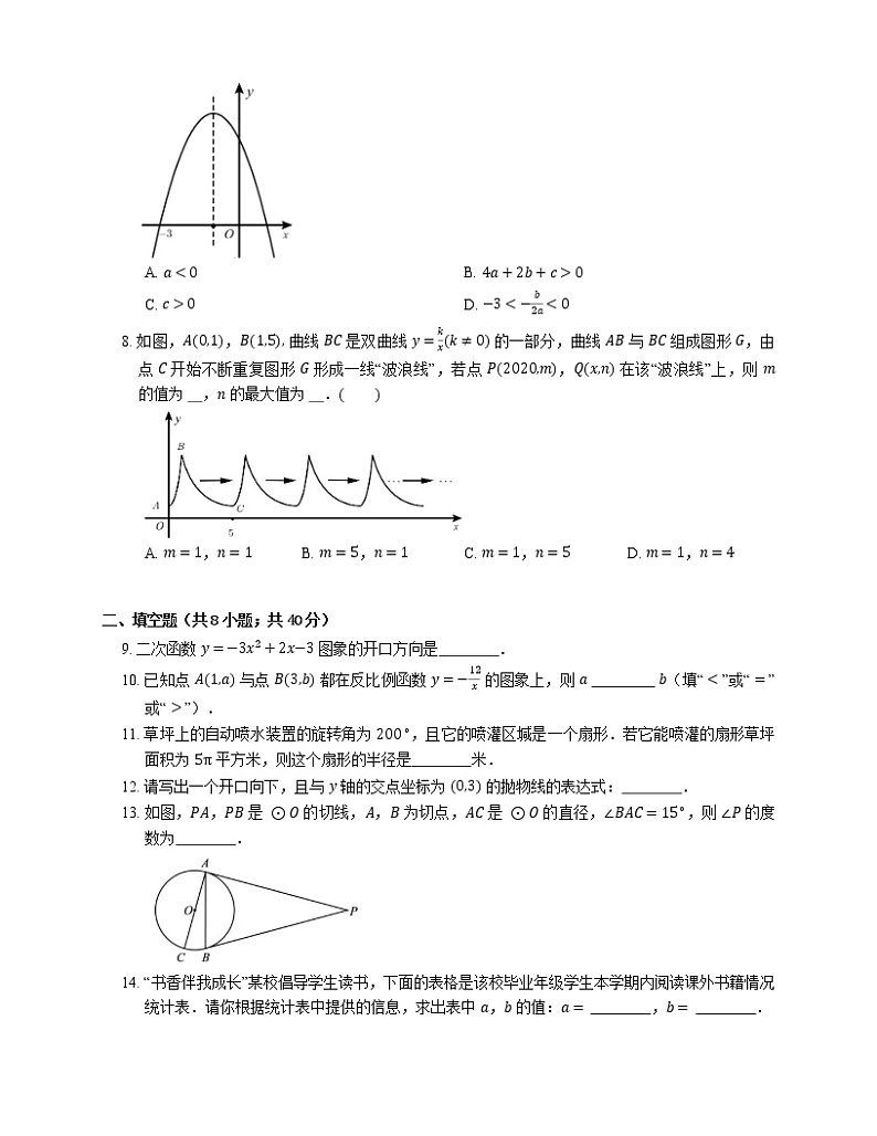 2020-2021学年北京市燕山区九上期末数学试卷第2页