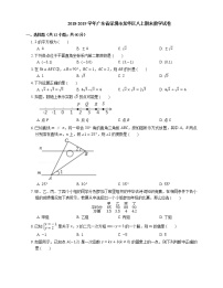 2018-2019学年广东省深圳市龙华区八上期末数学试卷