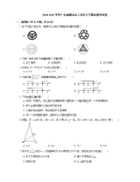 2018-2019学年广东省佛山市三水区八下期末数学试卷