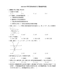 2018-2019学年天津市河东区七下期末数学试卷