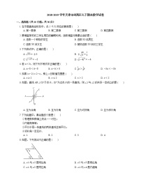 2018-2019学年天津市河西区七下期末数学试卷