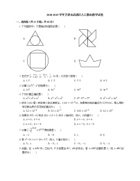 2018-2019学年天津市武清区八上期末数学试卷