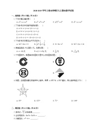 2018-2019学年上海市崇明区七上期末数学试卷