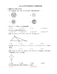 2018_2019学年天津市南开区八上期末数学试卷