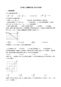 2020-2021年河南省洛阳市九年级上学期数学第三次月考试卷