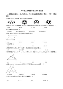 2020-2021年广东省阳江市年八年级上学期数学第三次月考试卷