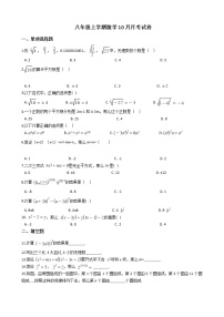 2020-2021年山西省临汾市八年级上学期数学10月月考试卷