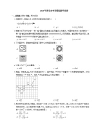 2018年青岛市中考模拟数学试卷