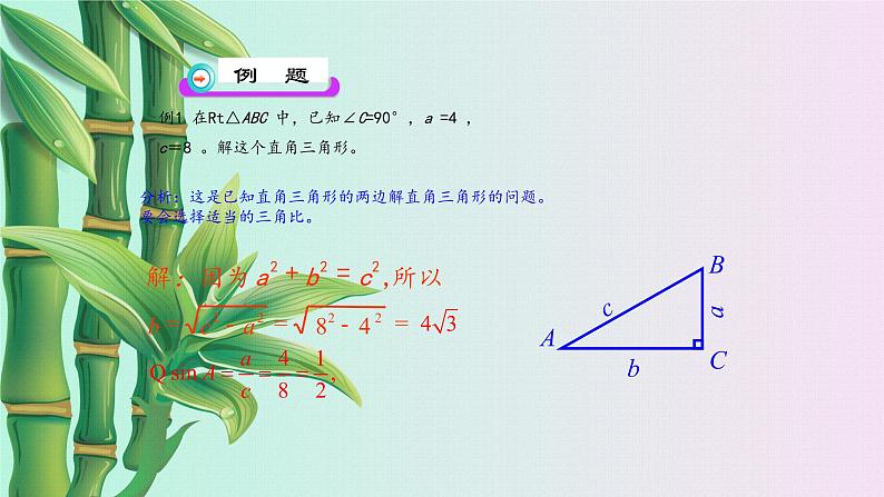 鲁教版（五四制）九年级上册数学第二章 直角三角形的边角关系《解直角三角形》课件第8页