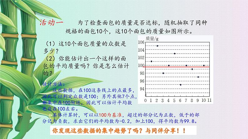 鲁教版（五四制）八年级上册数学第三章 数据的分析《 从统计图分析数据的集中趋势》课件06