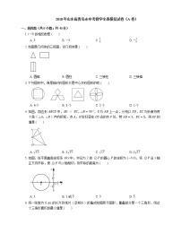 2018年山东省青岛市中考数学全真模拟试卷（A 卷）