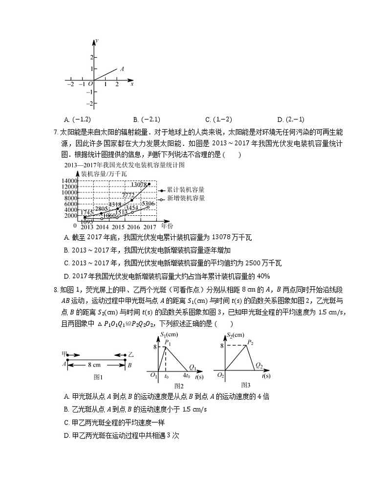 2018年北京市丰台区中考一模数学试卷02