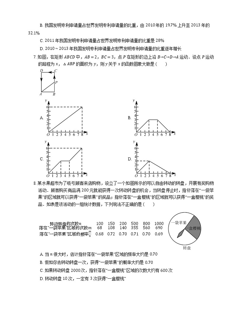 2018年北京市大兴区中考一模数学试卷02